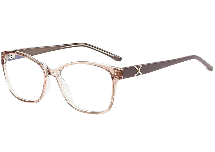 TR90 Gradient X-metal Square Lightweight Glasses