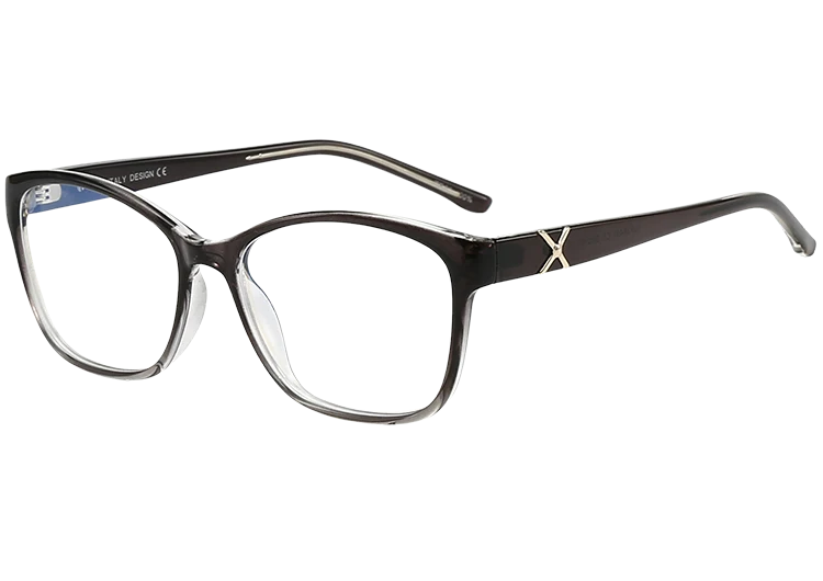 TR90 Gradient X-metal Square Lightweight Glasses