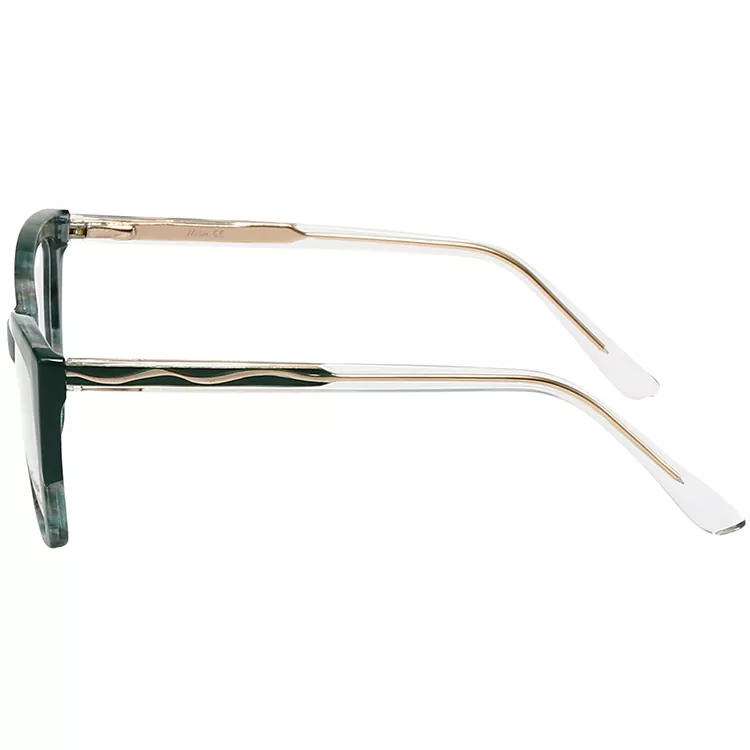 Wave-patterned colored Core Wire Temple TR90 Frames