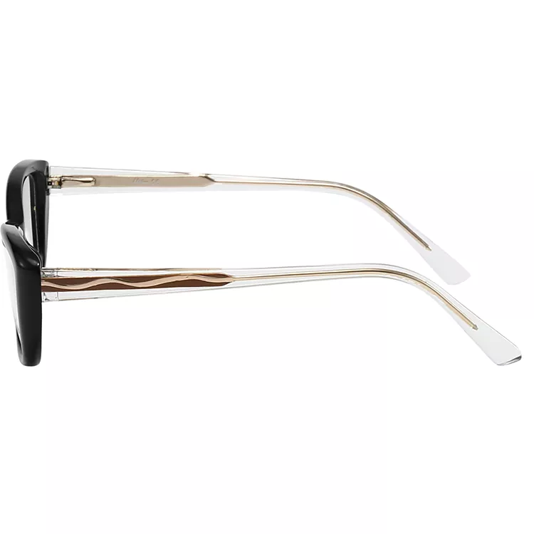Wave-patterned colored Core Wire Temple TR90 Frames