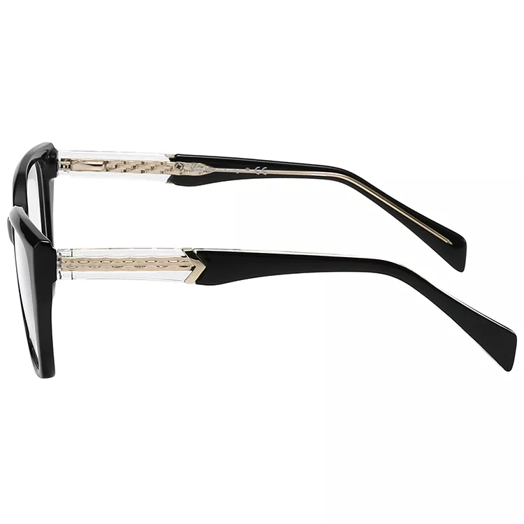 CP Core Wire Temple Oversized Square Glasses