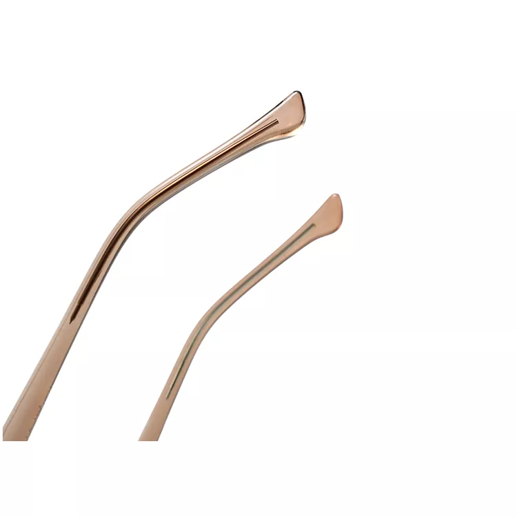 TR90 Chic Square Metal Accessories Optical Frames
