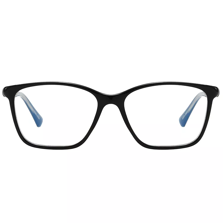 TR90 Color-block Temple Luxury Gold Accent Glasses