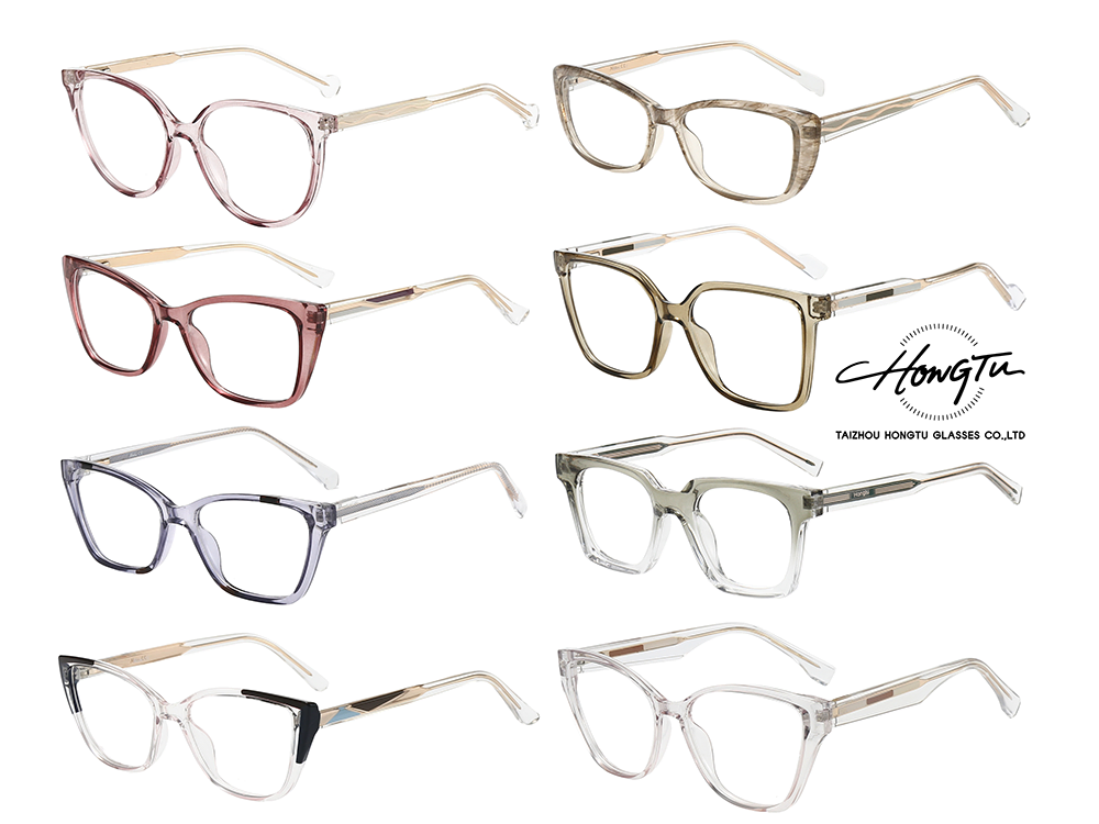 Colored Core Wire Temples Glasses